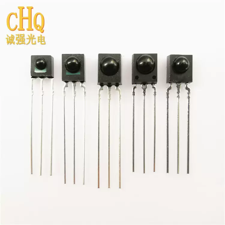 诚强光电厂家直销CHQ0038L红外接收头遥控接收头塑封圆点接收头