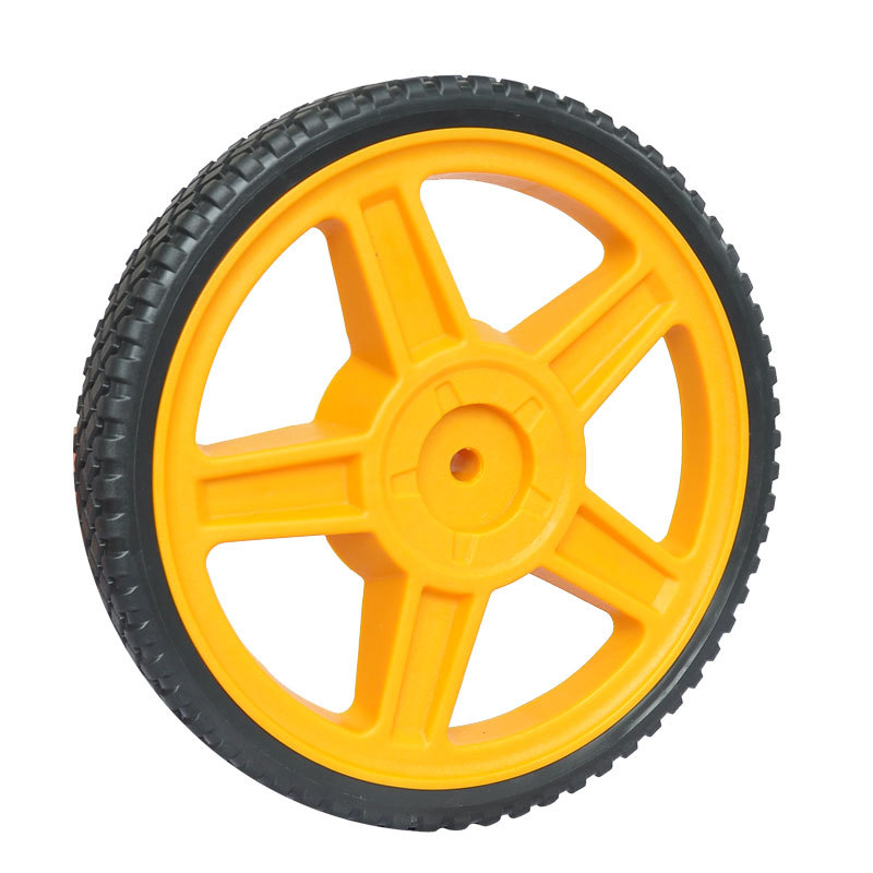 塑料轮子PP塑胶轮PVC包胶轮子塑胶轮子定向脚轮
