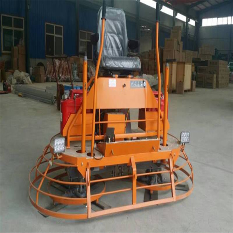 供应座驾式汽油双盘抹光机 路面收光磨平速度快的1米座驾抹光机厂