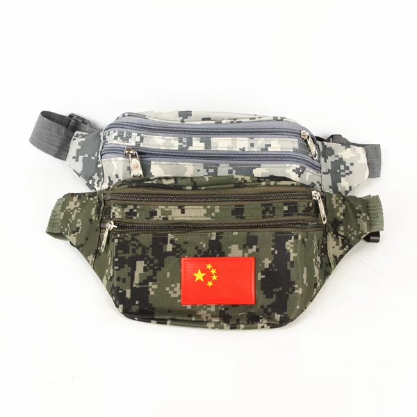 Outdoor Camouflage Waist Bag, Sports Waist Bag, Wallet, Ten Yuan Store Supply, Wholesale Daily Necessities, Department Store Wholesale