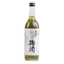 日本中野纪州绿茶梅酒 甜酒女生低度梅子酒 原装进口果酒720ml