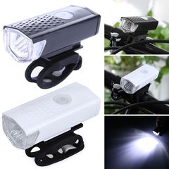 Bicycle front light mountain bike rear light set front and rear lights bike front and rear light set night riding USB charging front light