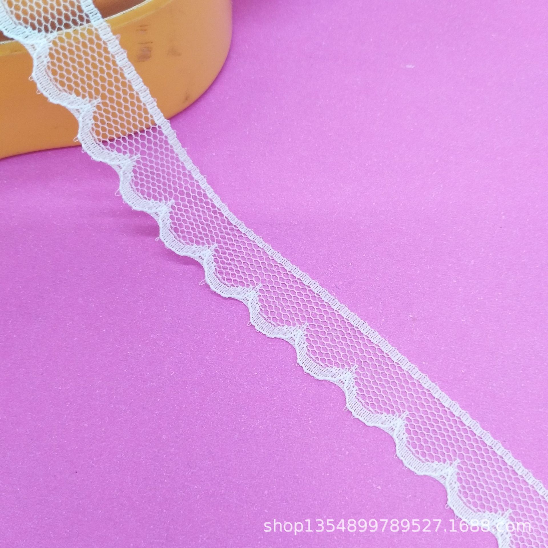 厂家现货批发1.4cm无弹力热销爆款蕾丝花边