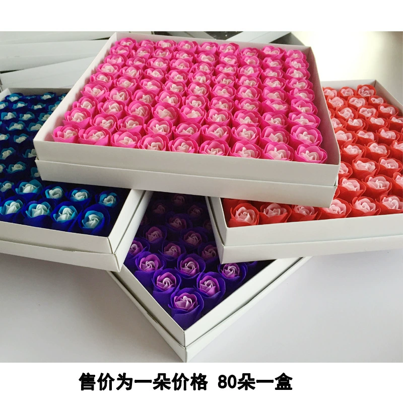 День учителя мыльный цветок головка без основания конфеты венок украшение цветочной головки мыла цветочная подарочная коробка для Дня святого Валентина