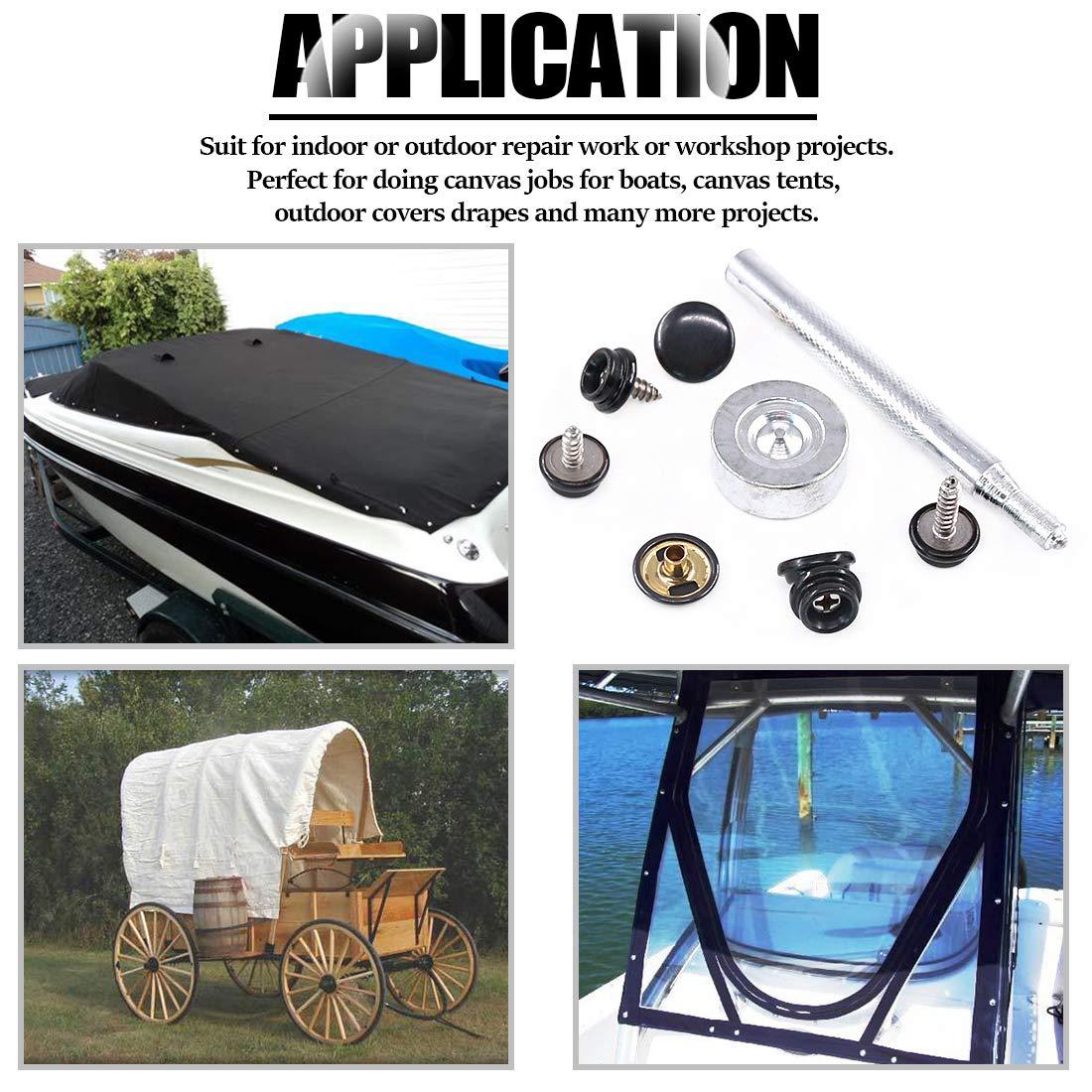 Tornillo de acero inoxidable gran hebilla blanca tienda lona tornillo hebilla fija cobre suministros al aire libre accesorios hebilla de cuatro articulaciones