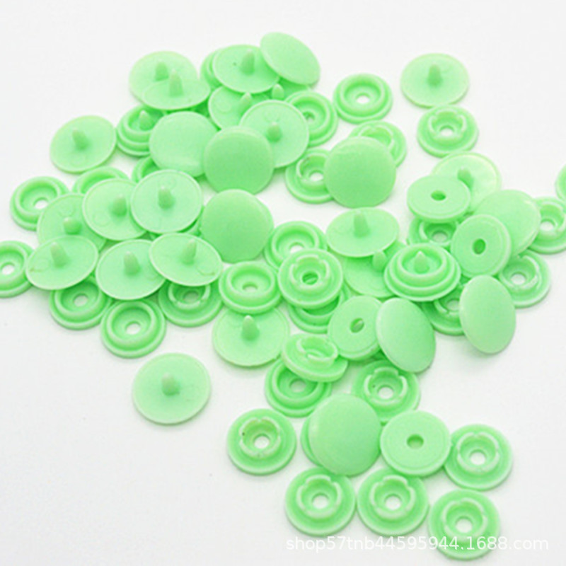 1110塑胶扣 工厂直销 文具袋四合扣 环保袋塑胶按扣