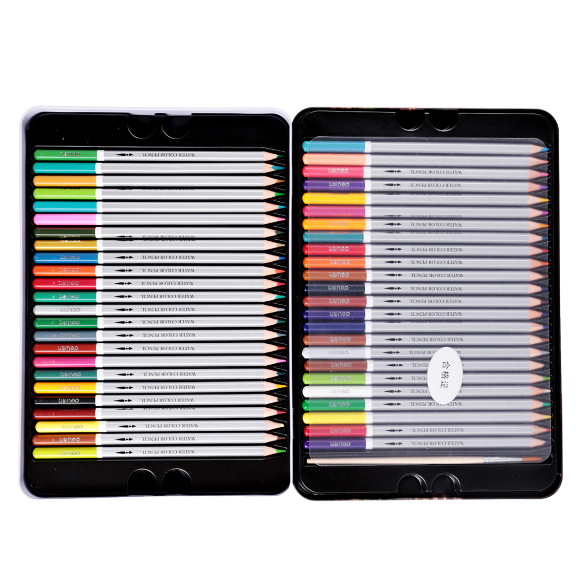 Deli color plomo 6521/6522/6523/6524 hierro en caja niños estudiante bosquejo pintura suministros de oficina