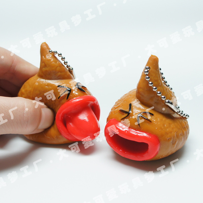 Lengua escupir taburete creativo colgante lengua escupir cabeza taburete colgante divertido pequeño pastel