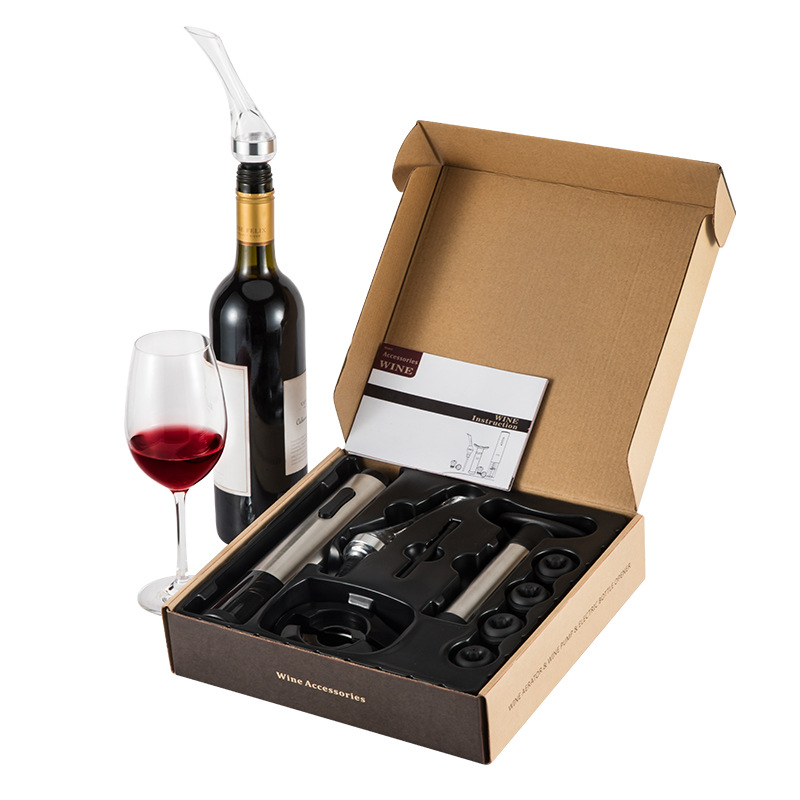 Decantador de vino tinto, abridor de botellas eléctrico, conservación del vino tinto, tapón para vino, juego de vino, fabricante de regalos, decantación rápida
