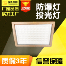 LED圆形防爆灯投光灯免维护50W-300W加油站石油车间化工厂防爆灯