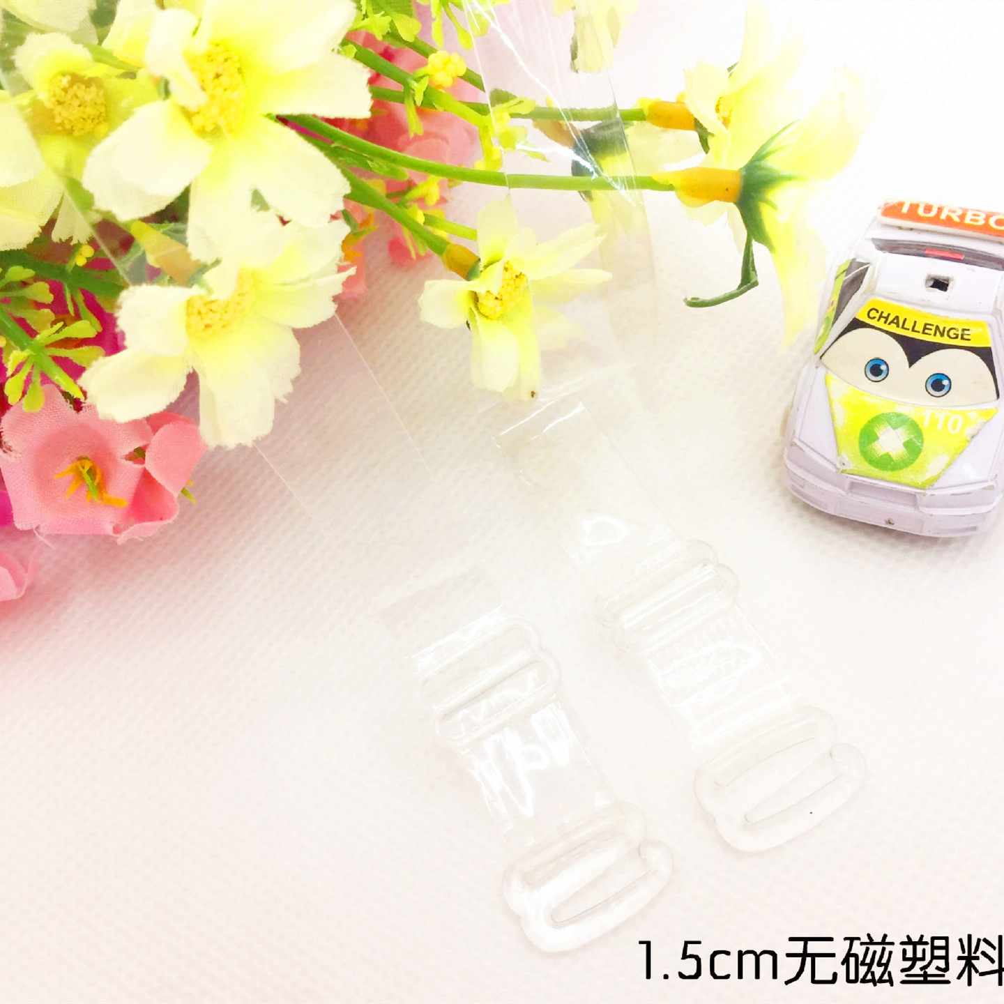 1.5cm non-magnetic transparent buckle