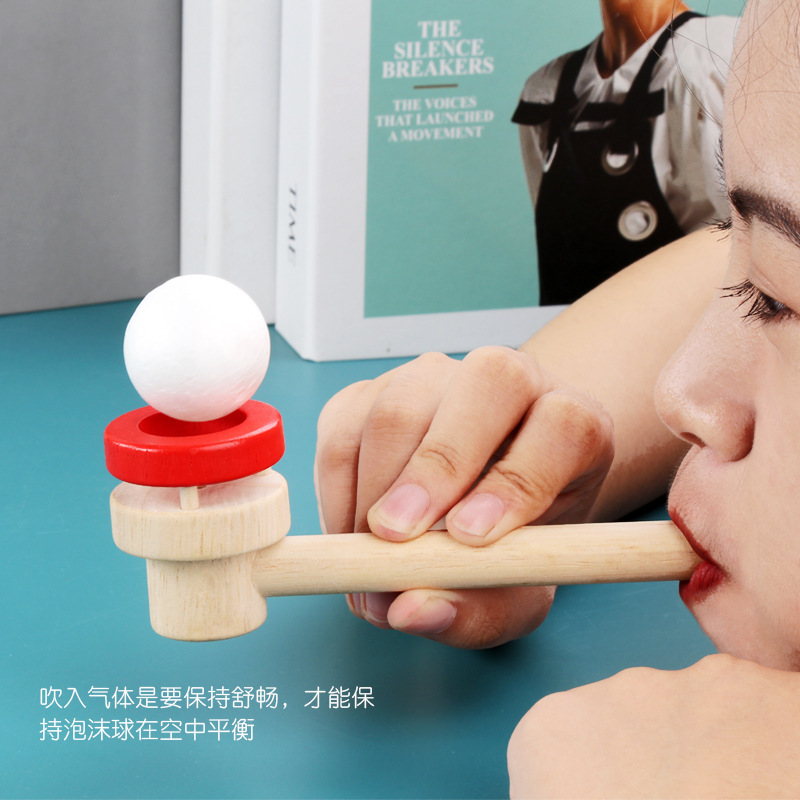 Dingniu Children's Lung Capacity Breath Training Blowing Ball Game Floating Ball Oral Muscle Sensory Integration Exercise Blowing Toy Dingniu Children's Lung Capacity Breath Training Blowing Ball Game Floating Ball Oral Muscle Sensory Integration Exercise Blowing Toy