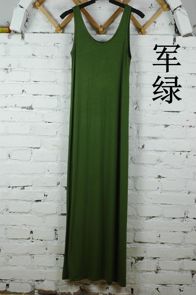 125cm 길이 원피스 카키