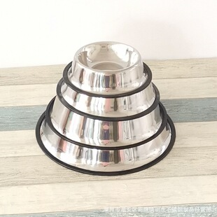 Non-magnetic stainless steel cat bowl dog bowl colorful pet food set Teddy golden retriever large, medium and small dog food Bowl Pet Bowl