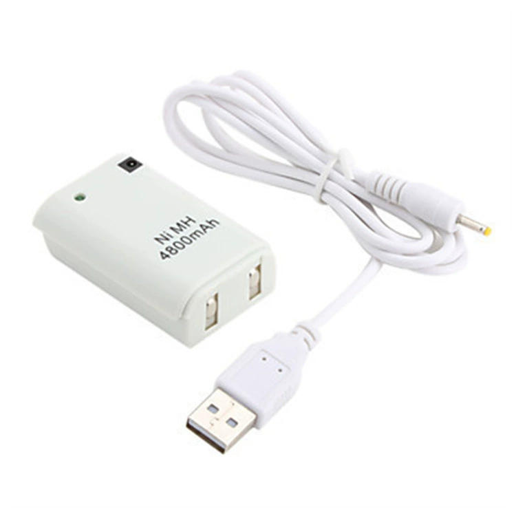 Аккумулятор Xbox360 + USB-кабель, комплект аккумулятора для рукояти Xbox360, зарядной аккумулятор
