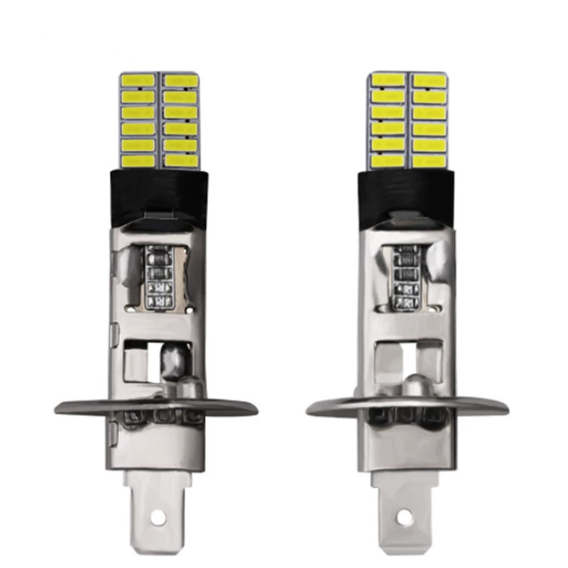 Сверхяркая декодирующая фара противотуманная H3 4014 24SMD автомобильная противотуманная лампа 24LED передняя лампа H3 светильник