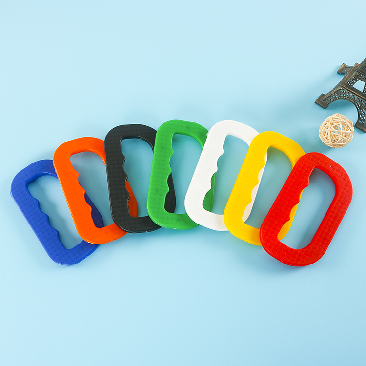 厂家供应塑料袋提手扣 大米袋塑料扣 米袋公母扣 10.2x5.7cm