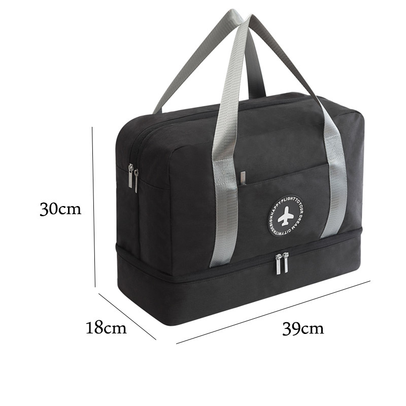 Bolsa de viaje de gran capacidad bolsa de separación húmeda y seca bolsa de almacenamiento de ropa de natación impermeable bolsa de fitness deportiva transfronteriza exclusiva