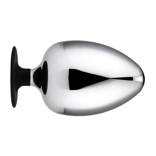 Metal anal plug, silicone plus size, anal enlargement, butt plug, adult supplies, fun training toys, masturbation wholesale