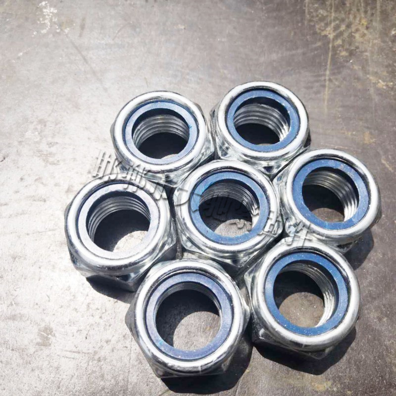 高强度尼龙防松螺母8级10级德标DIN985 982防松母国标GB889自锁帽