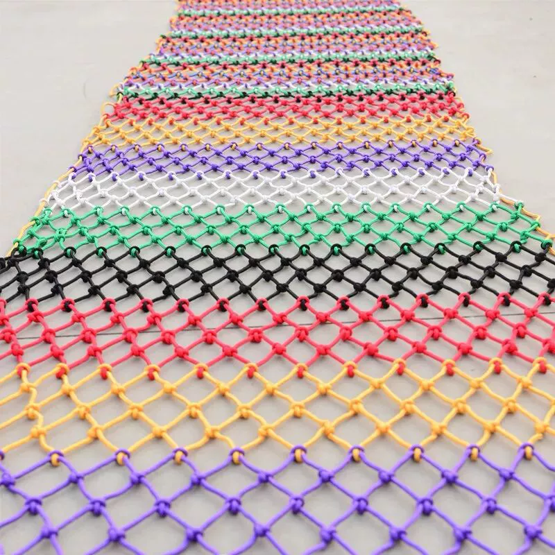 Открытый Радуга сетка защитная сетка Детская лестничная сетка нейлоновая сетка цветная декоративная сетка ограждения сетка сетка защитная сетка