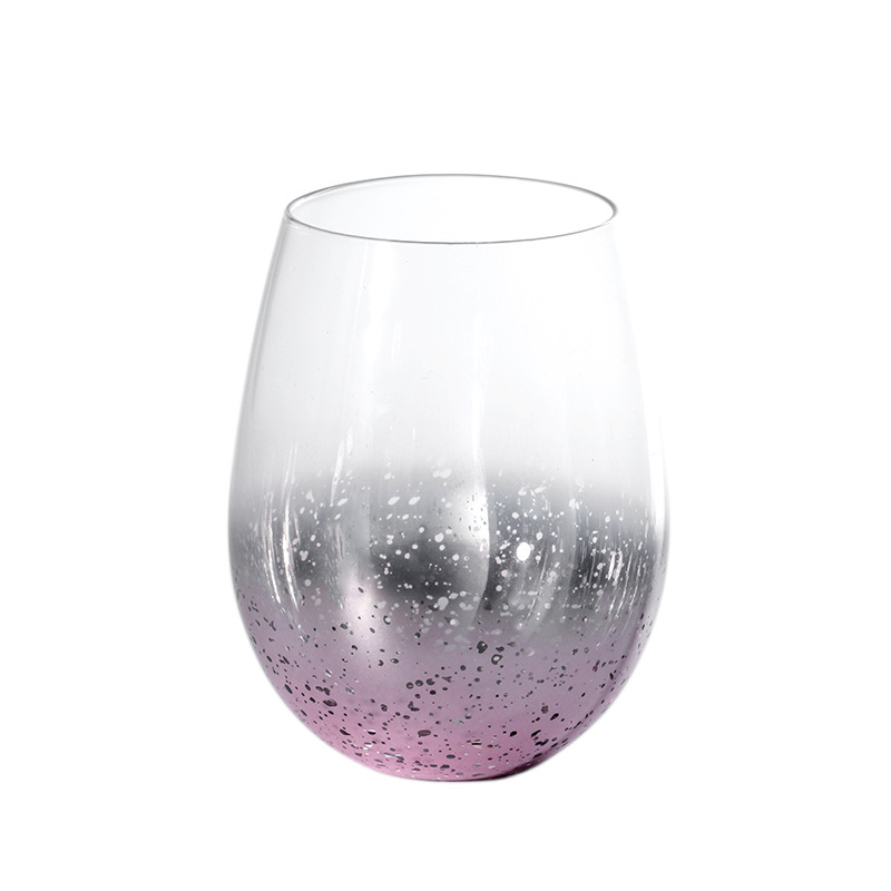 Nordic ins Net Estrella Roja taza vacía taza de huevo hogar de gran capacidad taza de agua bebida de jugo taza de mousse de vidrio