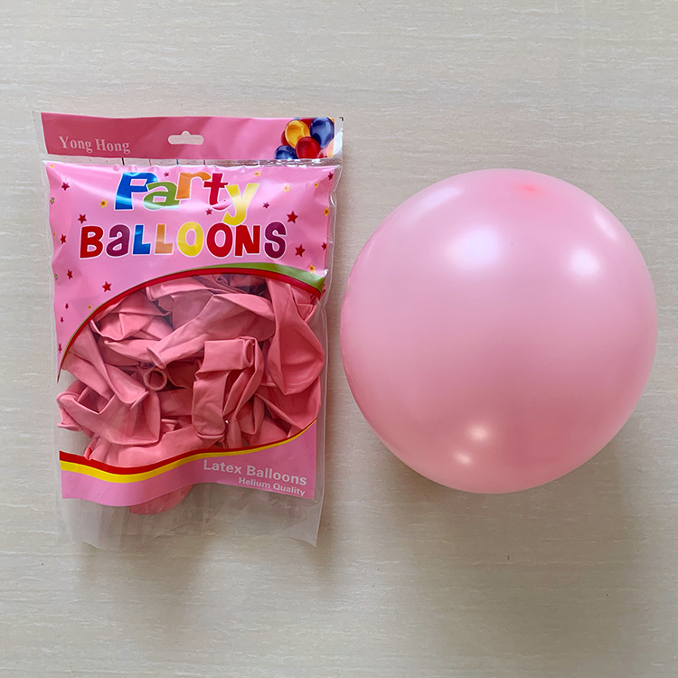 Venta al por mayor de 10 pulgadas globo redondo color caramelo arco globo decoración boda suministros 2,2G globo macaron