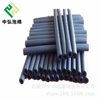 厂家定制NBR橡塑管b1级发泡隔热防潮保温管 nbr阻燃减震保温管