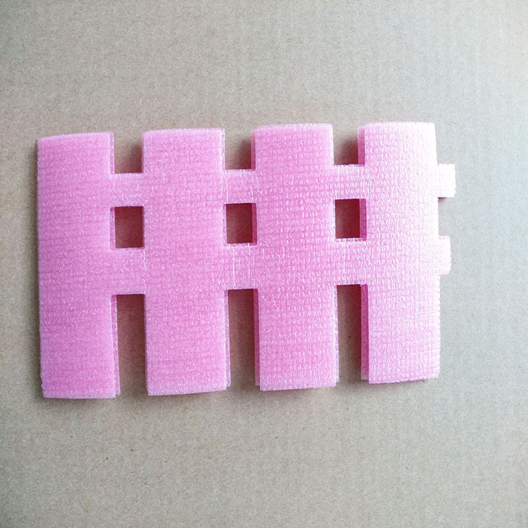 红色白色防静电抗静电6-9次方双面单面覆膜红色珍珠棉垫片异形垫