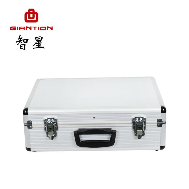 智星GIANTION 铝合金工具箱 多功能收纳箱 手提汽修工具板箱