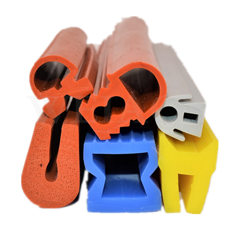 彩色透明硅胶条硅橡胶防撞实心挤出耐磨损高密度方形密封胶