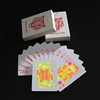 Fluorescence card game PVC, plastic waterproof board game, wholesale