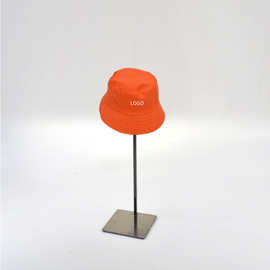 旅游 登山遮阳渔夫帽加印LOGO平顶防晒帽男女同款广告帽盆帽刺绣