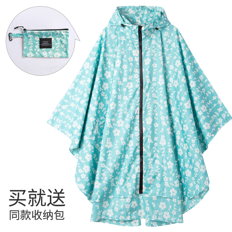 Fabricantes venden japonés Corea del Sur moda Capa delgada hombres y mujeres adultos impermeable poncho mochila ciclismo Amazon comercio exterior image 62
