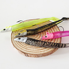 12cm, 16g, Two-Color Lead Head Fish: Soft Fish Sinking Lead Head Lure—Suitable for Freshwater and Saltwater; Soft Fishing Imitation Bait for Lure Fishing
