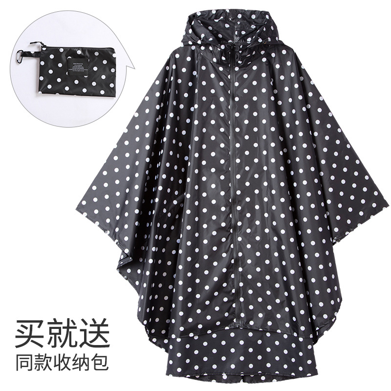 Fabricantes venden japonés Corea del Sur moda Capa delgada hombres y mujeres adultos impermeable poncho mochila ciclismo Amazon comercio exterior image 16