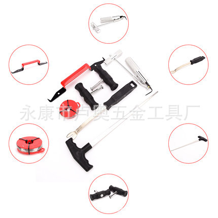 Parabrisas desmontaje grupo brocha grupo coche herramienta de vidrio removedor de vidrio alambre de acero brocha