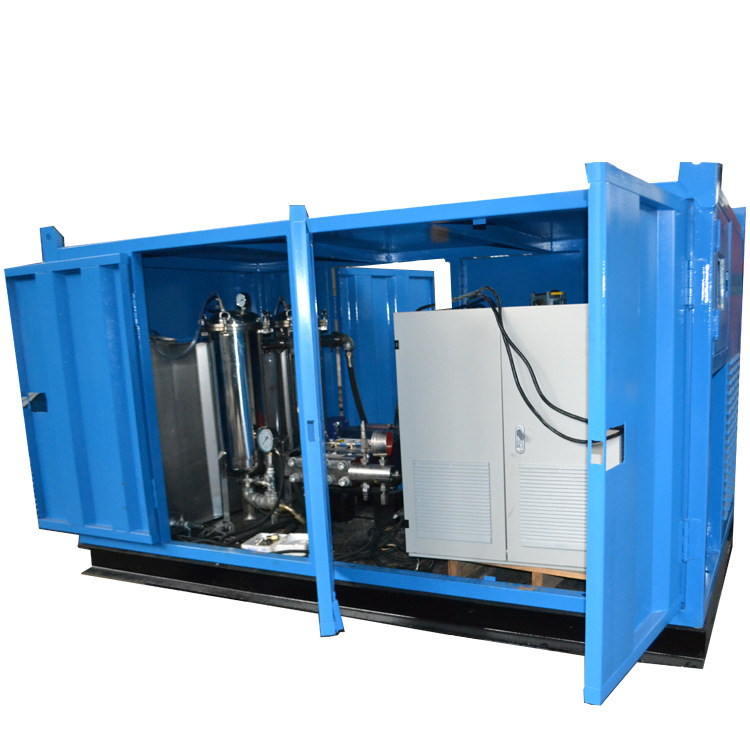 超高压纯水除漆除锈除海蛎子设备原进口沃玛泵高压水射流清洗机