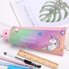 Cartoon coloured pencils, pencil case, belt bag, sharpener, toothpaste, capacious storage system, South Korea