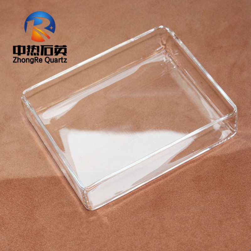 耐高温耐腐蚀石英方缸 透明矩形 耐酸碱酸洗池石英玻璃槽定制