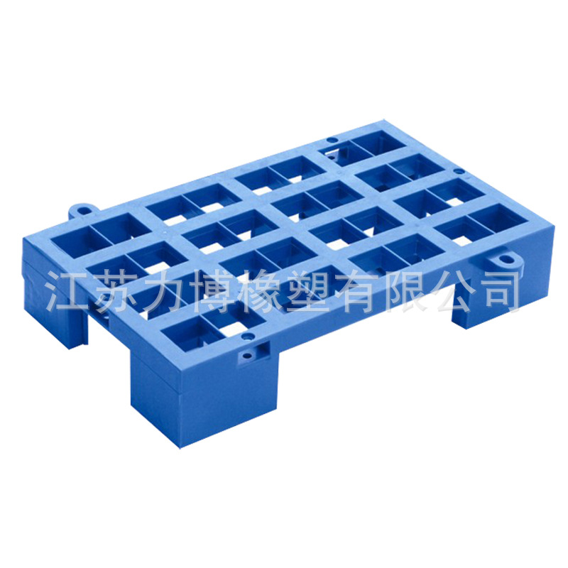 Tablero de almacenamiento de almohadilla de pie combinado bandeja de paleta de plástico rejilla plana a prueba de humedad de doble cara de nueve patas en forma de Tian en forma de Sichuan image 5