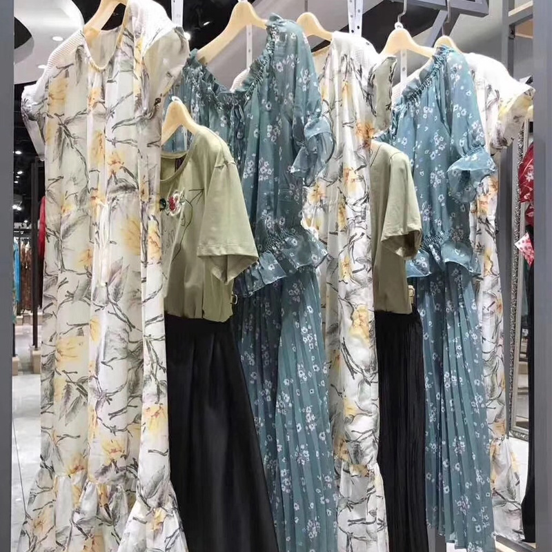 Linen Women's Clothing Original Designer Brand 2025 Summer Guangzhou Brand Tail Goods Discount First-Hand Supply Wholesale