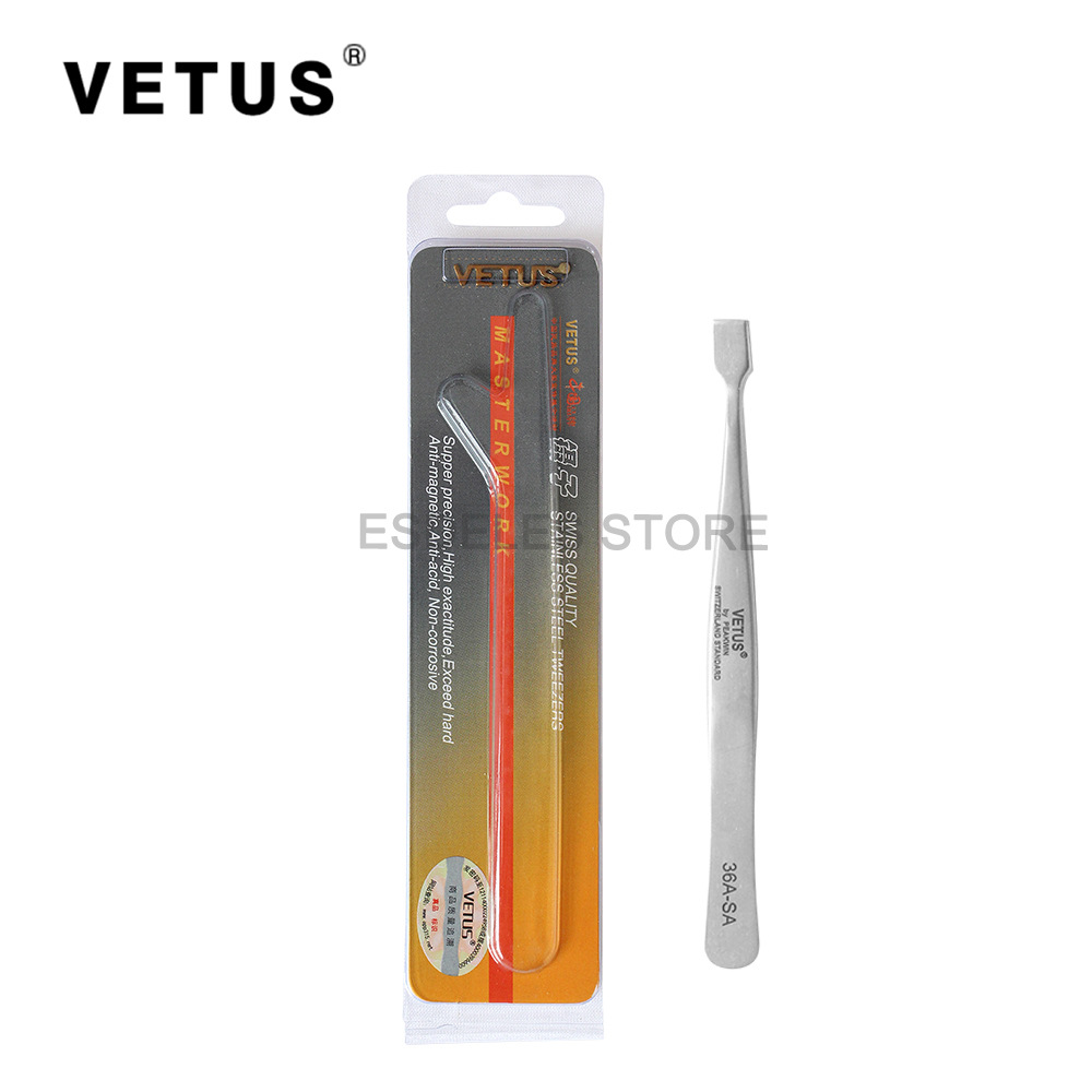 VETUS镊子电子液晶电视机汽车电装零件拆装使用铲型咀镊子36A-SA