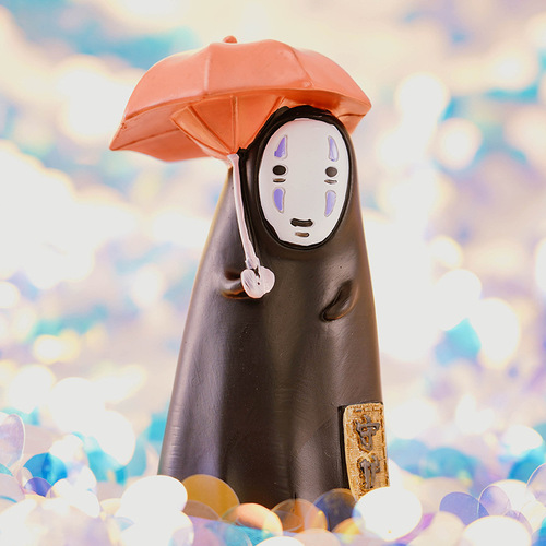 Children's Day Graduation Gift Creative Hayao Miyazaki Statue Nausicaä Night Light Resin Craft Cartoon Decor
