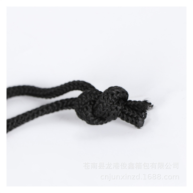 Producción y suministro Cordón de tela de poliéster 210D mochila con cordón bolsa para estudiantes Garantía de calidad