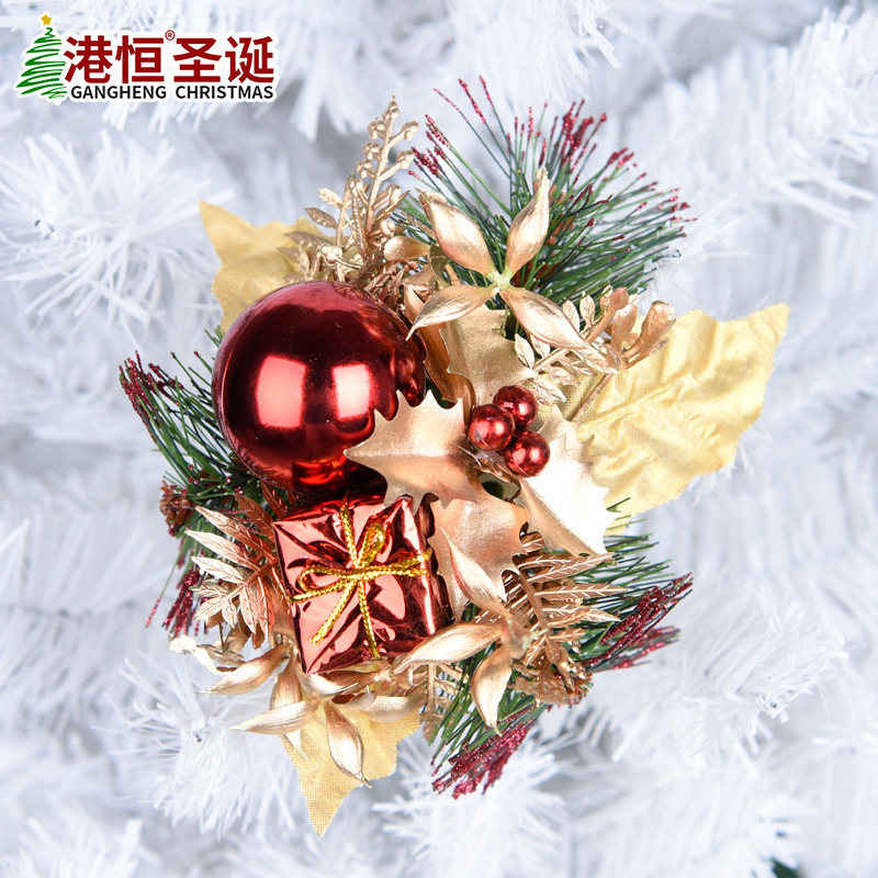 Ramas de pino artificiales navideñas, piñas, corona de árbol de Navidad, decoración de enredaderas, arreglos florales, adornos, suministros para crear ambiente, venta al por mayor