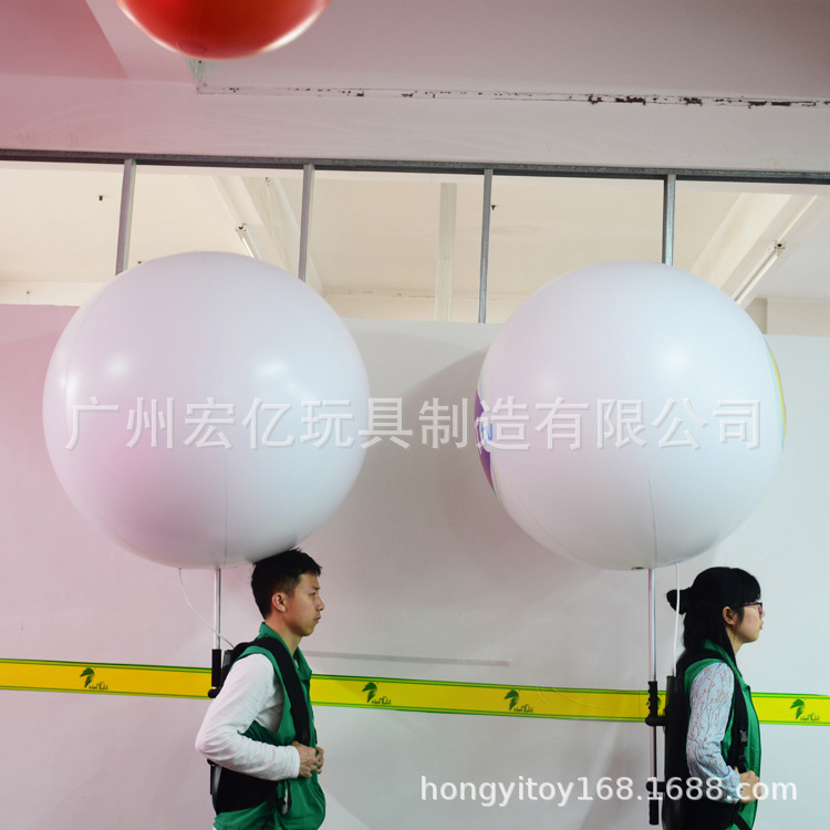 移动背包气球灯 LED背包支架球活动气球灯 支架气球灯背式广告球