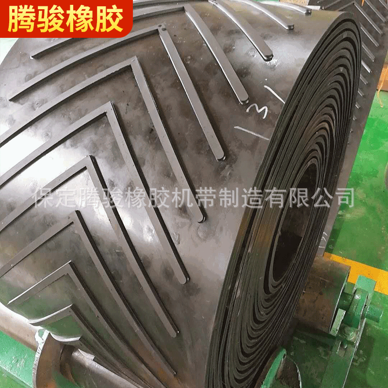 工业人字花纹传输带 耐高温输送带 耐磨防滑尼龙人字传送带