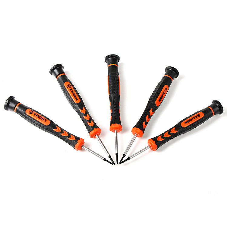 5-en-1 de alta frecuencia de doble burbuja teléfono móvil reloj combinación de desmontaje y mantenimiento traje cruz de una palabra flor de ciruelo estrella de cinco puntas