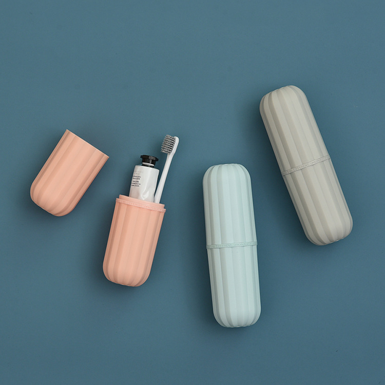 USAR viaje cepillo de dientes caja de almacenamiento taza de lavado traje de cepillo de dientes portátil hombres y mujeres pareja creativa taza de enjuague bucal